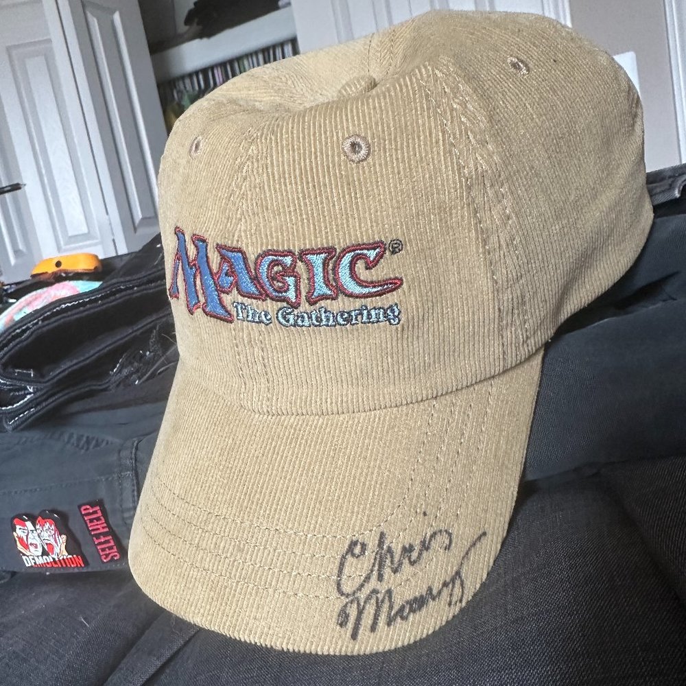 AUTOGRAPHED Magic: The Gathering Corduroy Hat (DUMBGOOD)